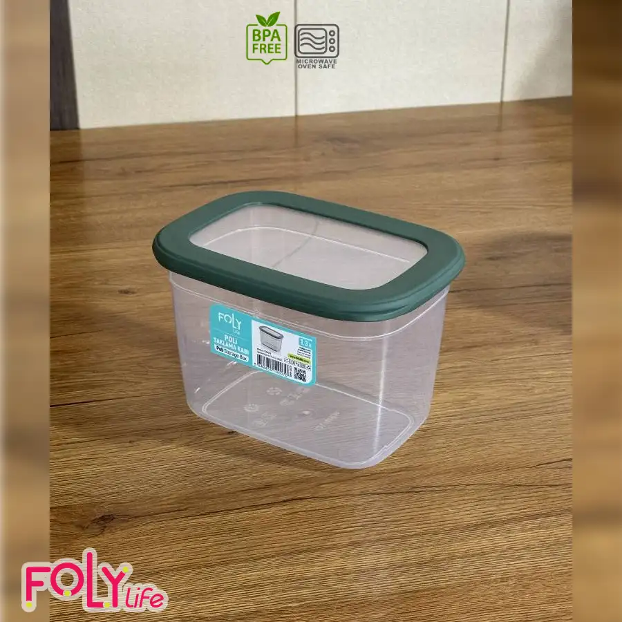 بانکه مستطیلی درب سلیکونی فولی لایف ترکیه 1300 میلی لیتری چهاررنگ  کد POLI SAK 0070 - تصویر 8