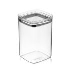 بانکه مربعی شفاف سافت شف ترکیه 1400 میلی لیتری با درب ضدنشتی SQUARE کد 00713 - تصویر 2