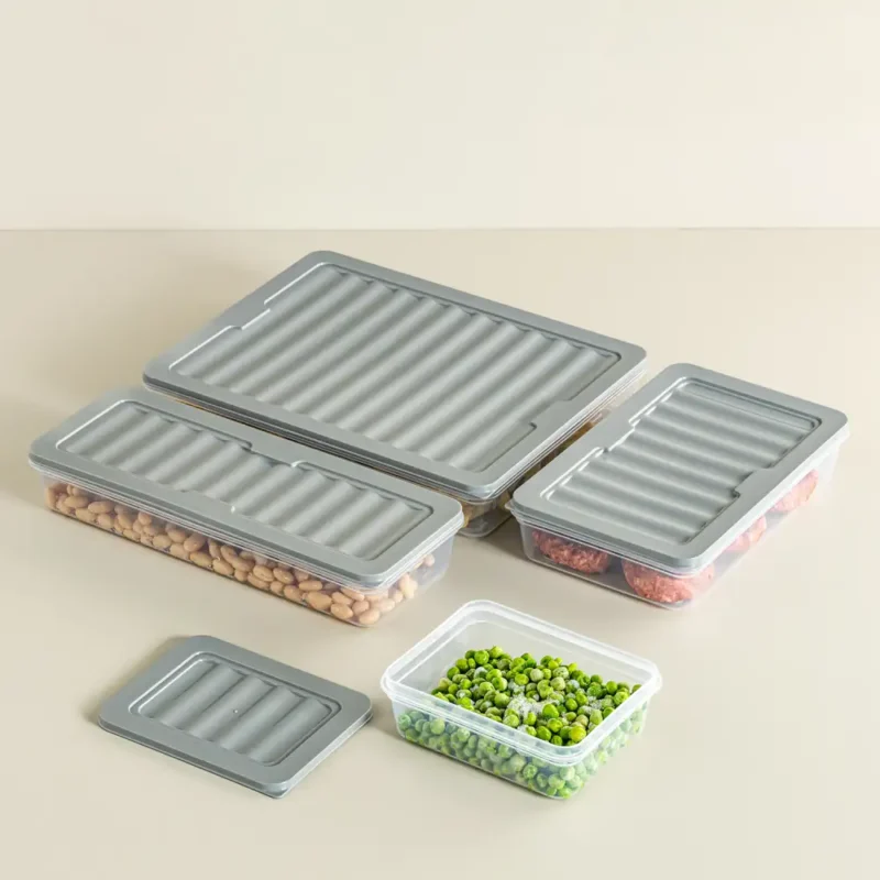 ظرف یخچالی مستطیلی سافت شف ترکیه حجم ۱۲۰۰ میلی کد 00982