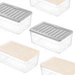 ظرف یخچالی مستطیلی سافت شف ترکیه حجم 2500 میلی کد derin 00986