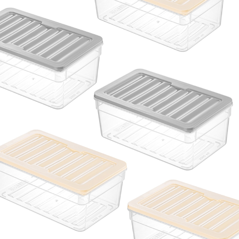 00986.webp ظرف یخچالی مستطیلی سافت شف ترکیه حجم 2500 میلی کد derin 00986 - تصویر 1