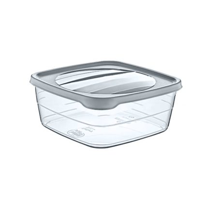 ظرف نگهدارنده مربعی هوبی لایف مدل Trendbox حجم 2.5 لیتری درب طوسی کد 021033