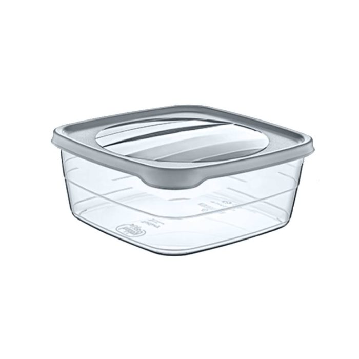 ظرف نگهدارنده مربعی هوبی لایف مدل Trendbox حجم 2.5 لیتری درب طوسی کد 021033
