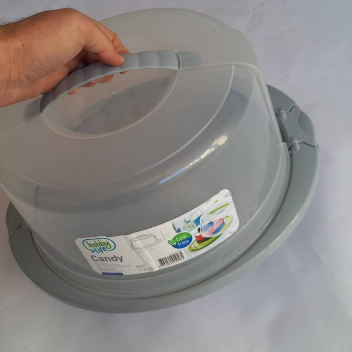 ظرف کیک هوبی لایف مدل کندی Candy رنگ طوسی روشن کد 021173 - تصویر 4