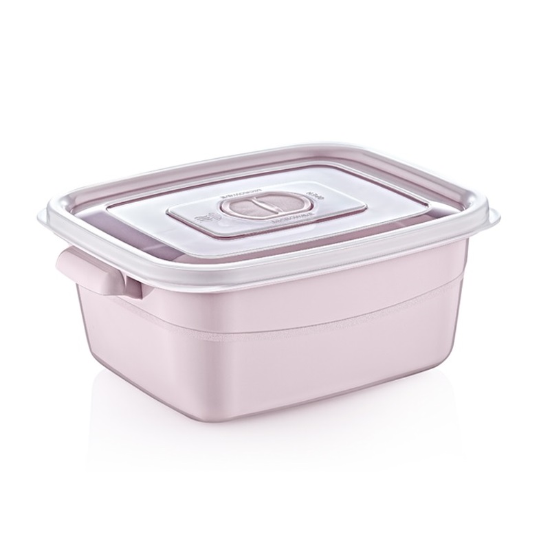 021521-1.jpeg قابلمه مستطیلی مایکرویوی هوبی لایف رنگ کالباسی کد 021521 - تصویر 1