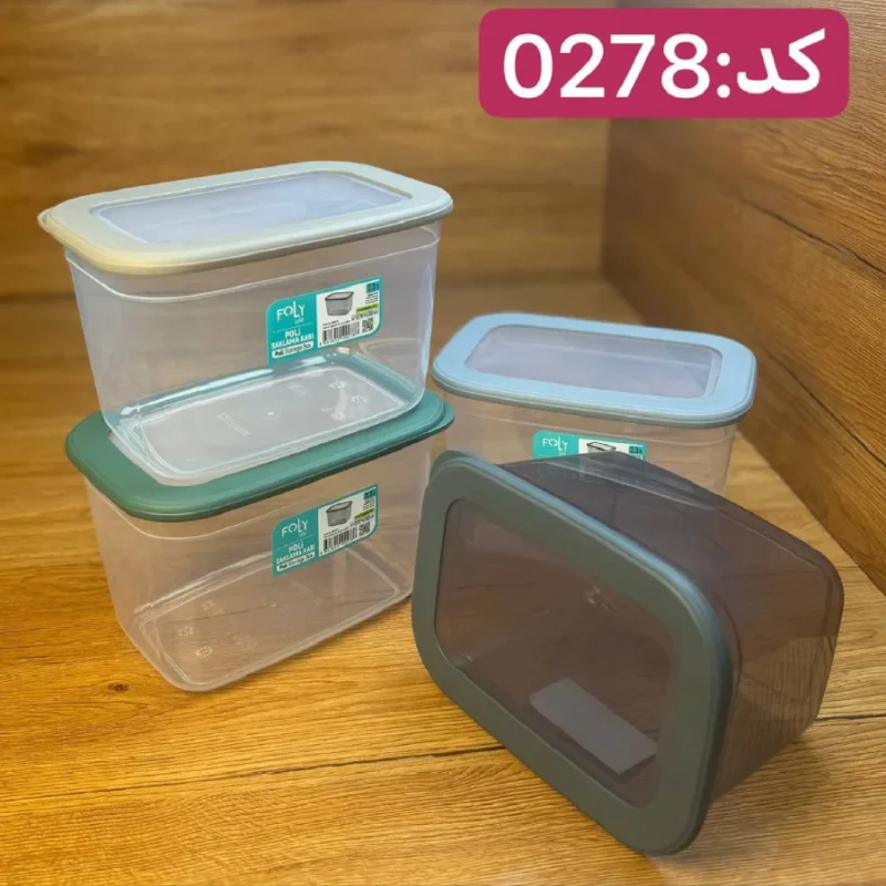 بانکه درب سیلیکونی فولی لایف 2300 میلی  لیتری چهاررنگ کد POLI SAK 0278 - تصویر 4