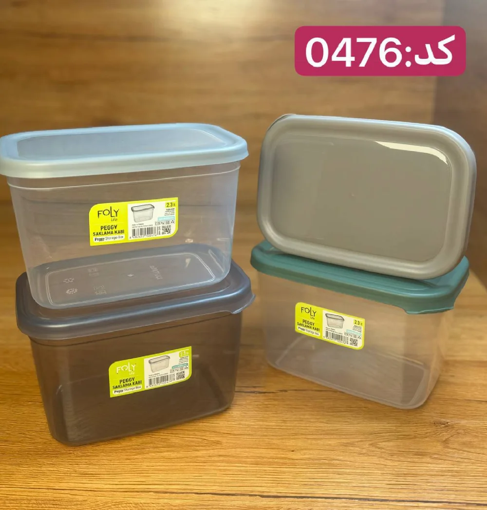 0476.webp بانکه مستطیلی فولی لایف ترکیه 2300 میلی لیتری کد Peggy 0476 - تصویر 3