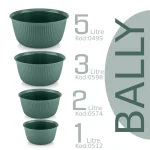 کاسه گرد خطی Bally فولی لایف 3 لیتری سبز کد BNM-0598 - تصویر 2