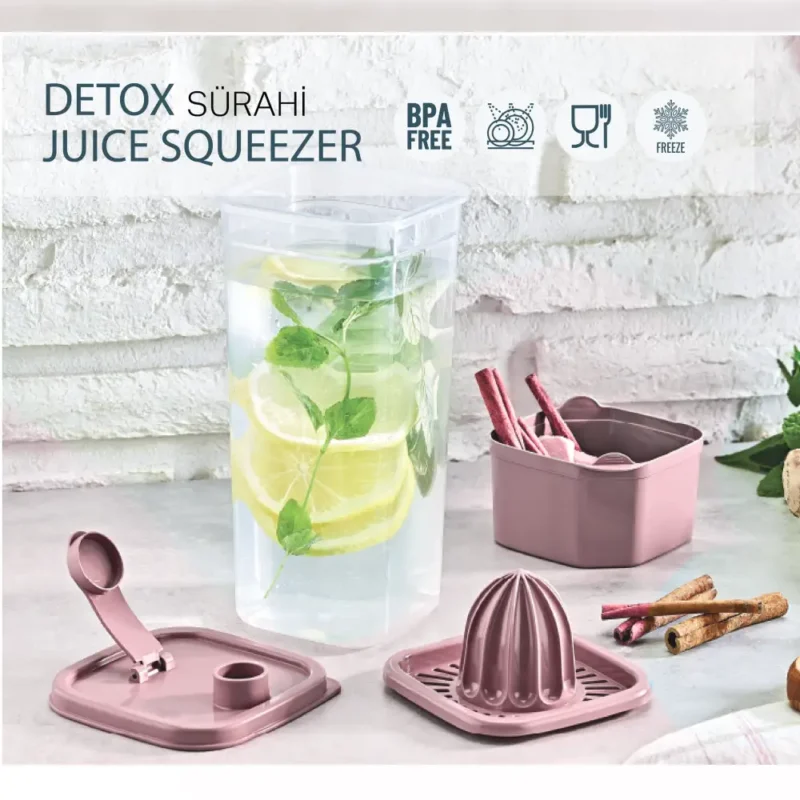 بانکه آبلیموگیر پارچی هوبی لایف 1.5 لیتری رنگ کالباسی کد 061109