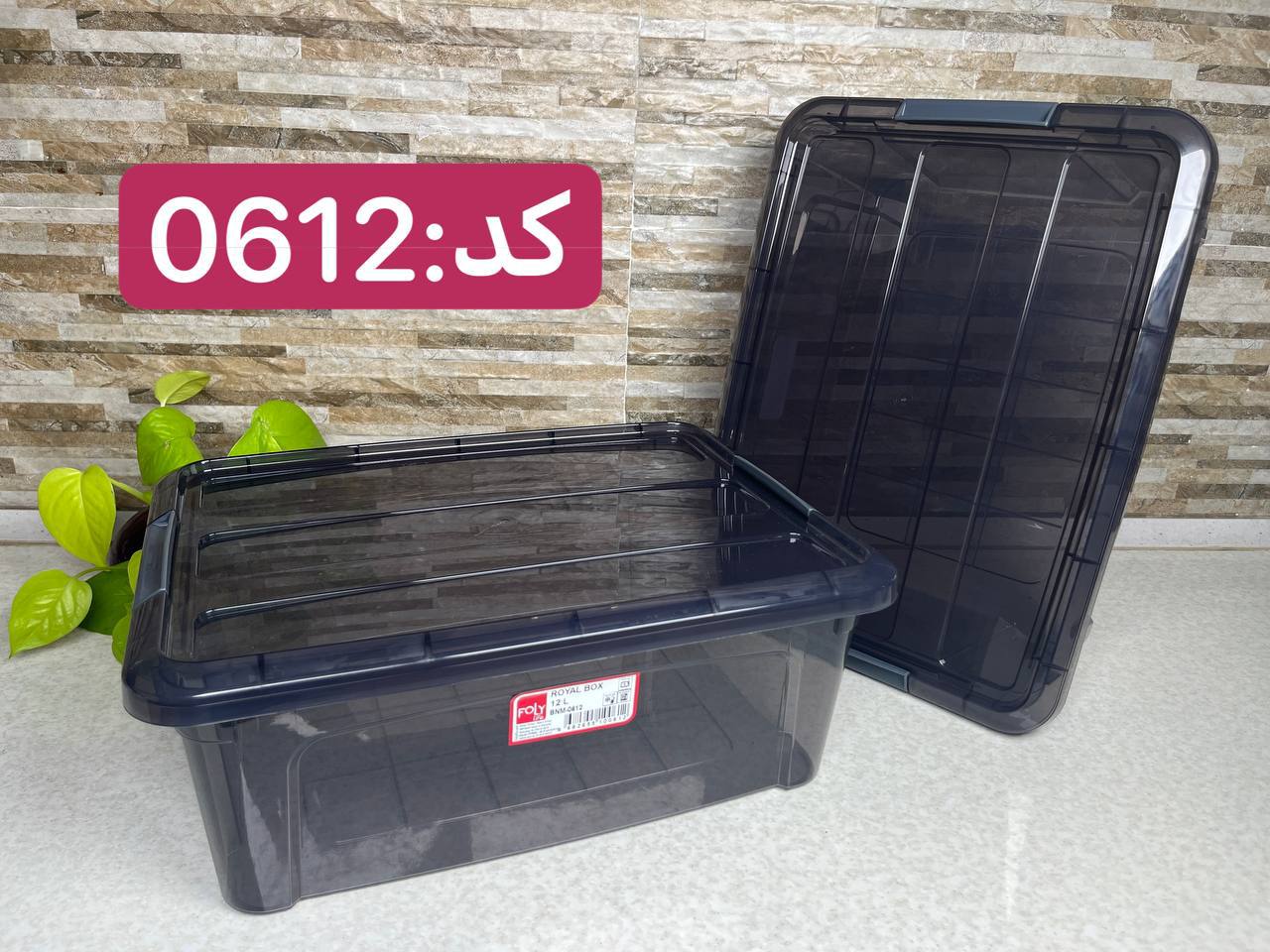 0612-1.jpg باکس درب قفلی فولی لایف 12 لیتری  Royal کد 0612 - تصویر 5