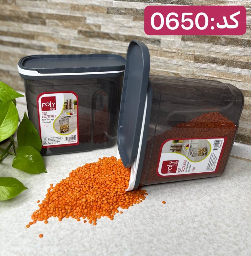 بانکه درب کشویی فولی لایف ترکیه 1800 میلی لیتری (POLI ERZAK) کد 0650