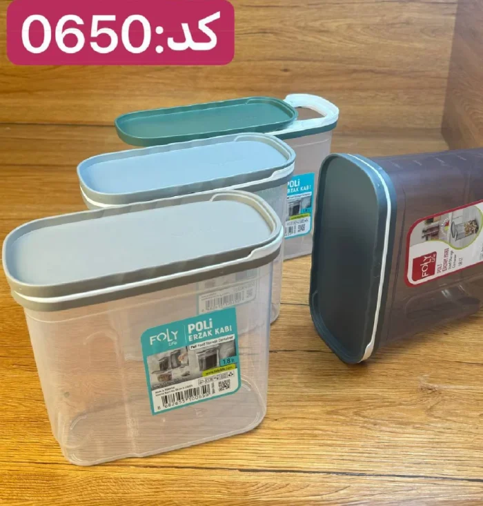 بانکه درب کشویی فولی لایف ترکیه 1800 میلی لیتری (POLi) کد 0650 - تصویر 3
