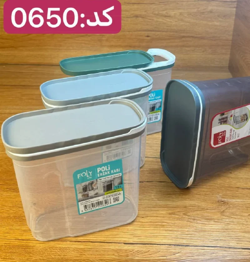 بانکه درب کشویی فولی لایف ترکیه 1800 میلی لیتری (POLI ERZAK) کد 0650