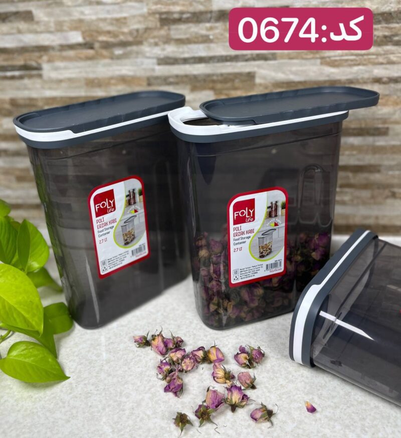 بانکه درب کشویی فولی لایف ترکیه  (POLI ERZAK)-2700 میلی  لیتری کد 0674