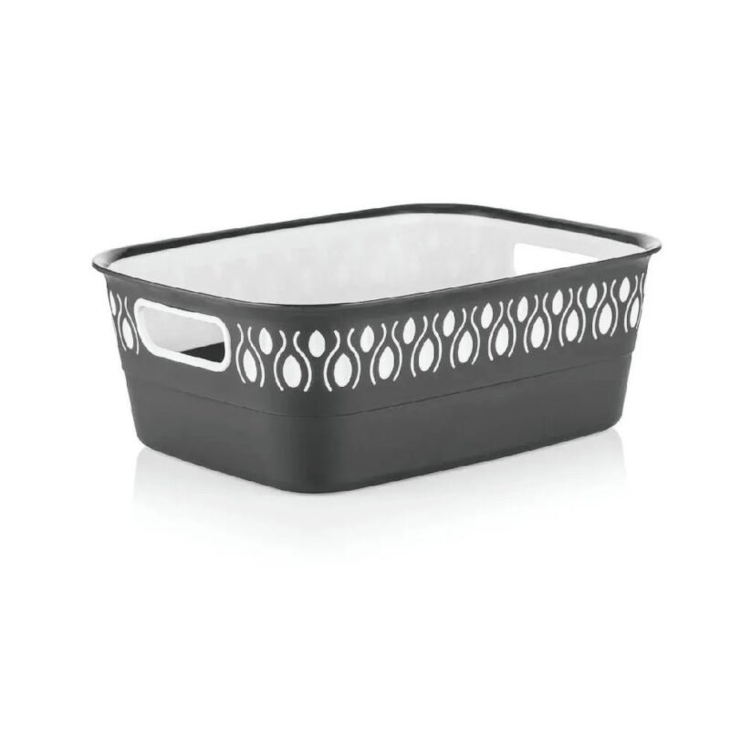 سبد نان طرحدار فولی لایف رنگ سیاه طرح MONNA کد 0773