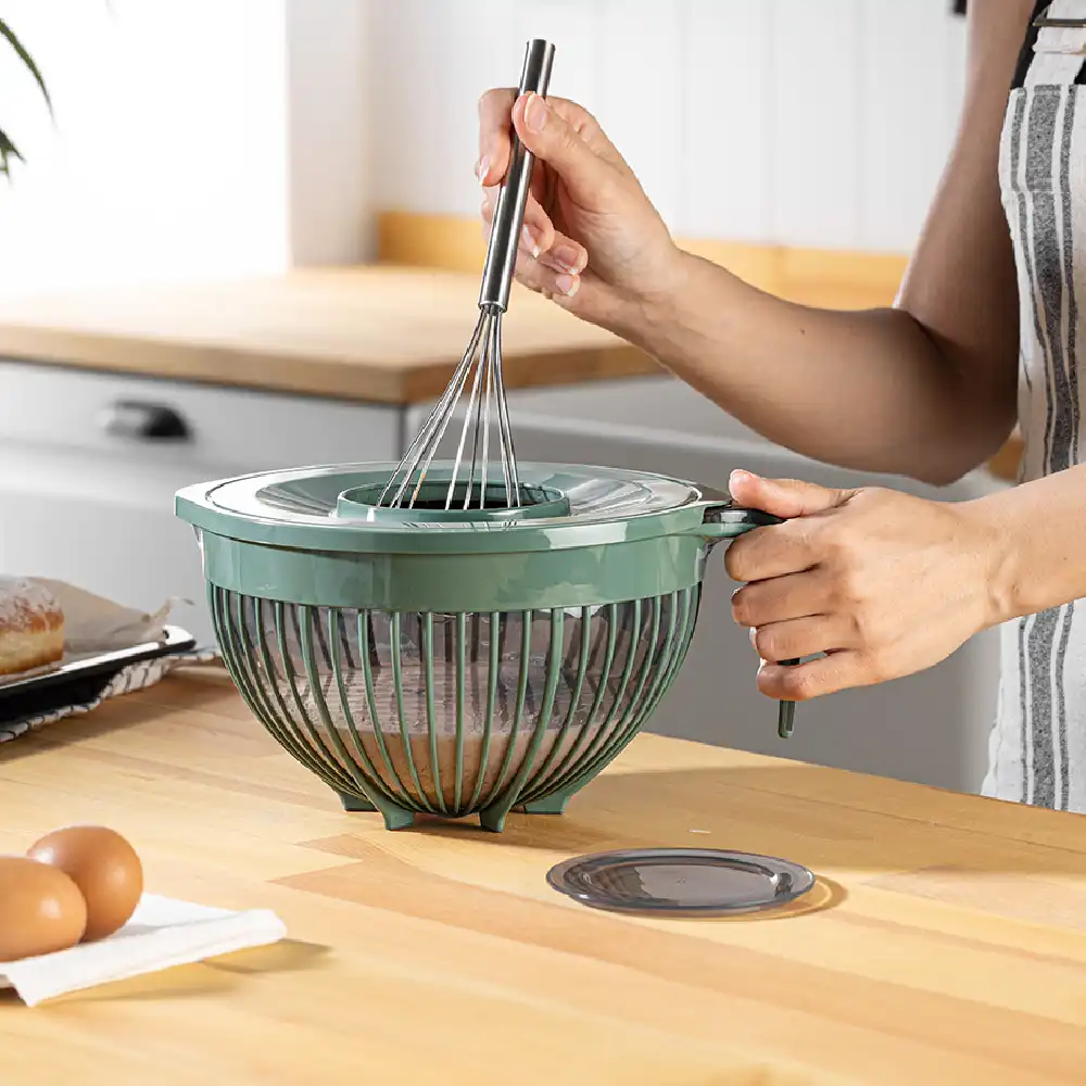 کاسه میکس درب دار فولی لایف ترکیه 3 لیتری چهاررنگ Linea کد Linea 0971 - تصویر 5