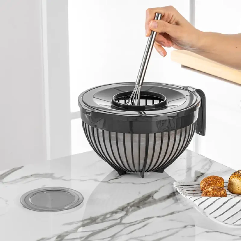 کاسه میکس درب دار فولی لایف ترکیه 3 لیتری چهاررنگ Linea کد Linea 0971