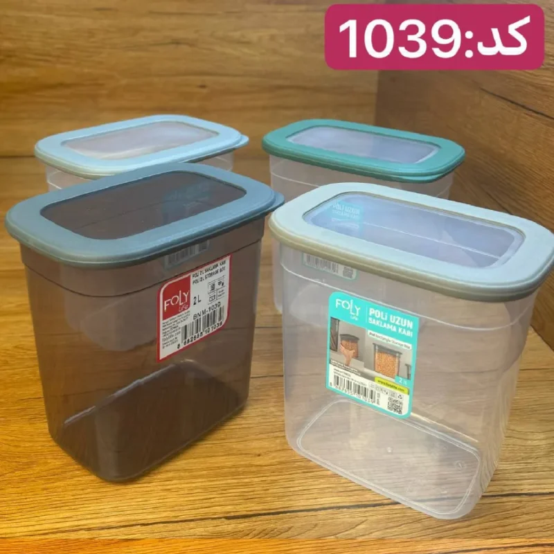 بانکه درب سیلیکونی فولی لایف-مستطیلی ۲۰۰۰ میلی لیتری چهاررنگ کد POLI SAK 1039 - تصویر 4