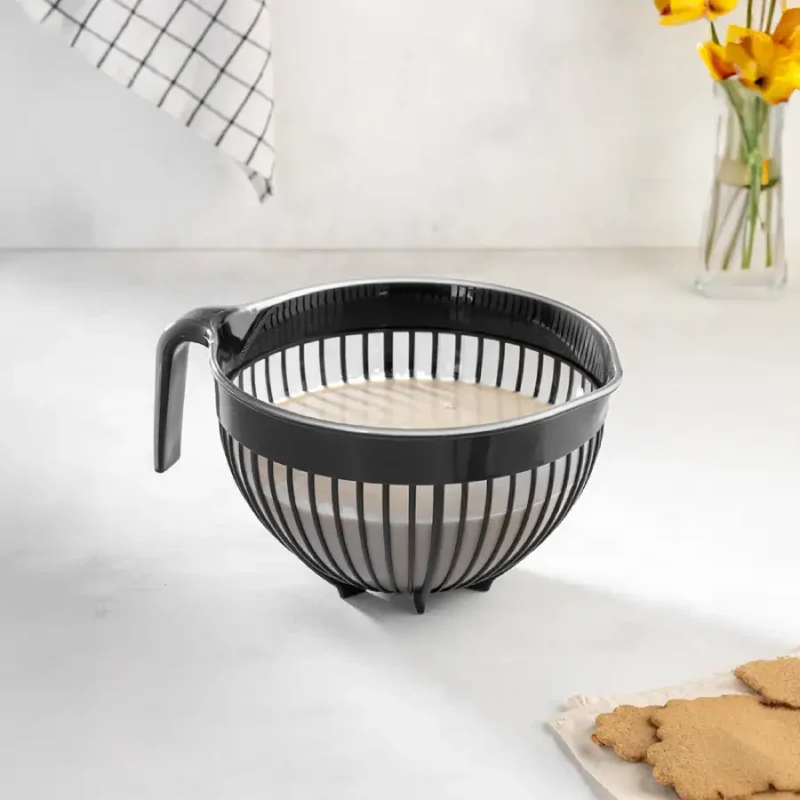 کاسه میکس ساده فولی لایف ترکیه 3 لیتری چهاررنگ  Linea کد 1114