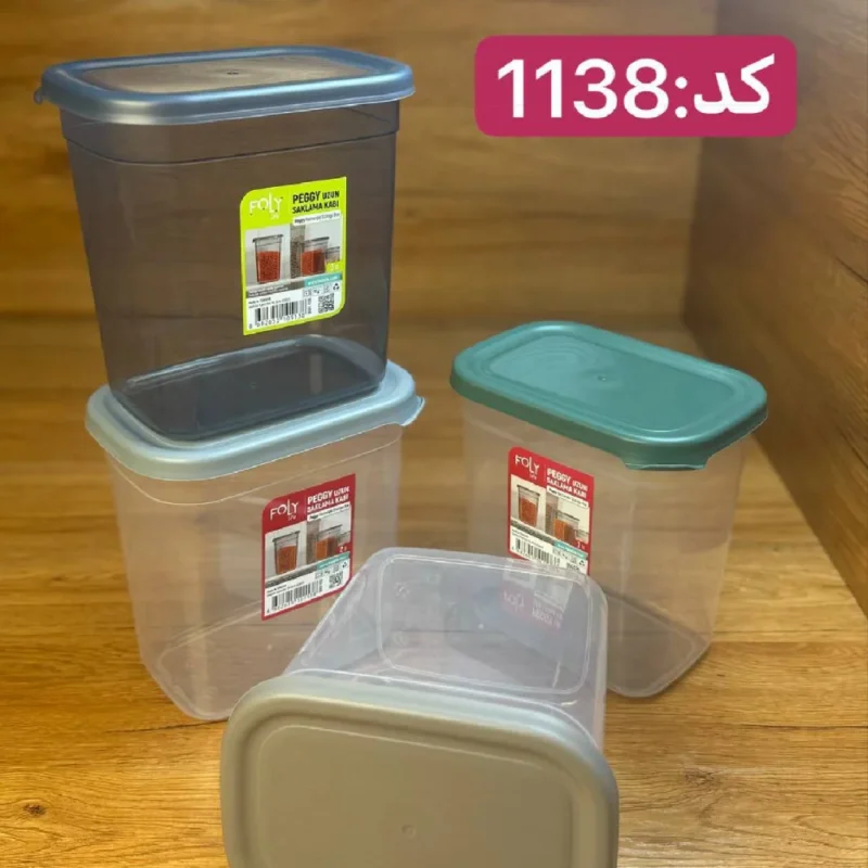 بانکه مستطیلی فولی لایف ترکیه 2000 میلی لیتری کد PEGGY DIK 1138 - تصویر 3