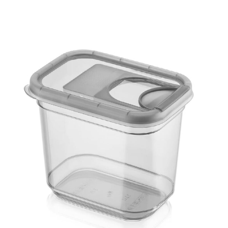 بانکه مستطیلی  درب کشویی کیولوکس  1300 میلی لیتر کد LM-1915 - تصویر 2