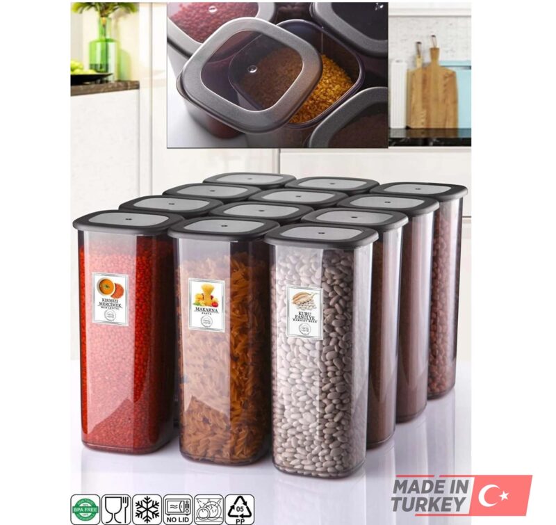 بانکه مربعی  1750 میلی لیتر-برند کیولوکس ترکیه LN-0551