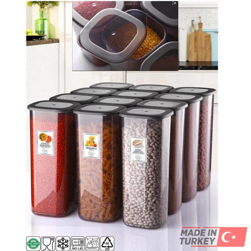 بانکه مربعی  1750 میلی لیتر-برند کیولوکس ترکیه LN-0551 - تصویر 1