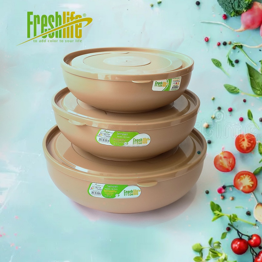 197-198-199-freshlife-brown-1.jpg ست فریزر و ماکرو فرش لایف دایره قهوه ای SYMPATHY 21199 - تصویر 1