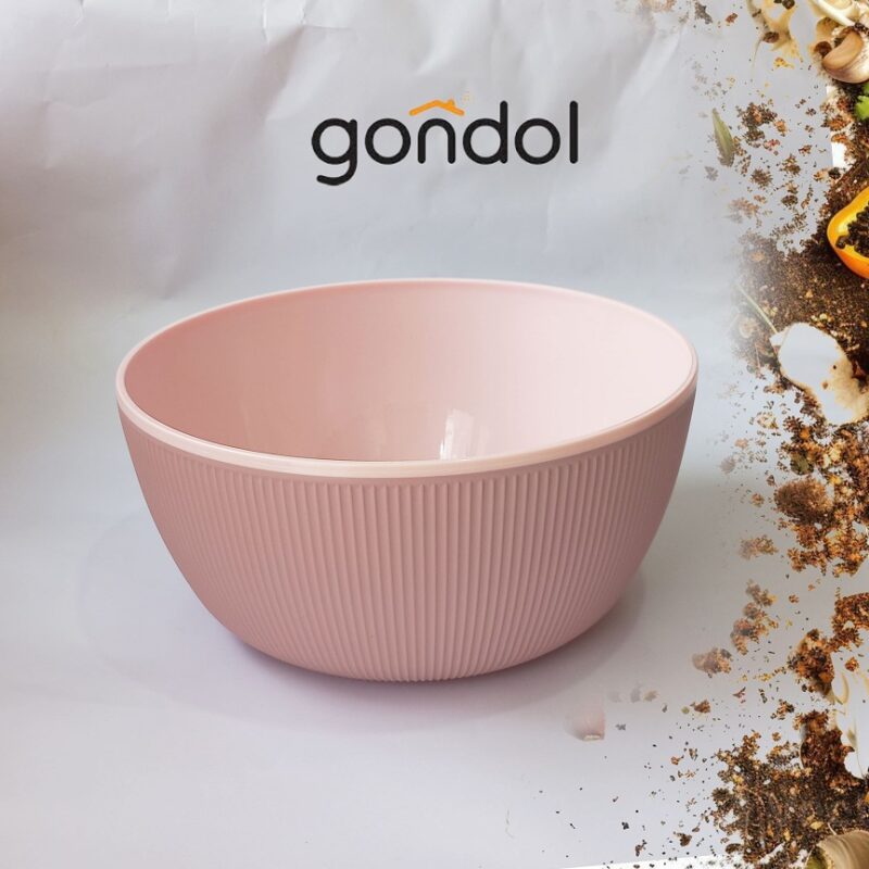 کاسه خطی گوندول رنگ صورتی کالباسی کد 803