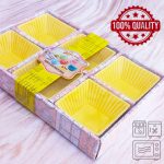 اردوخوری سرامیکی مایکرو و فریزری 6 تایی  زرد PartyTime کد 22430 - تصویر 2