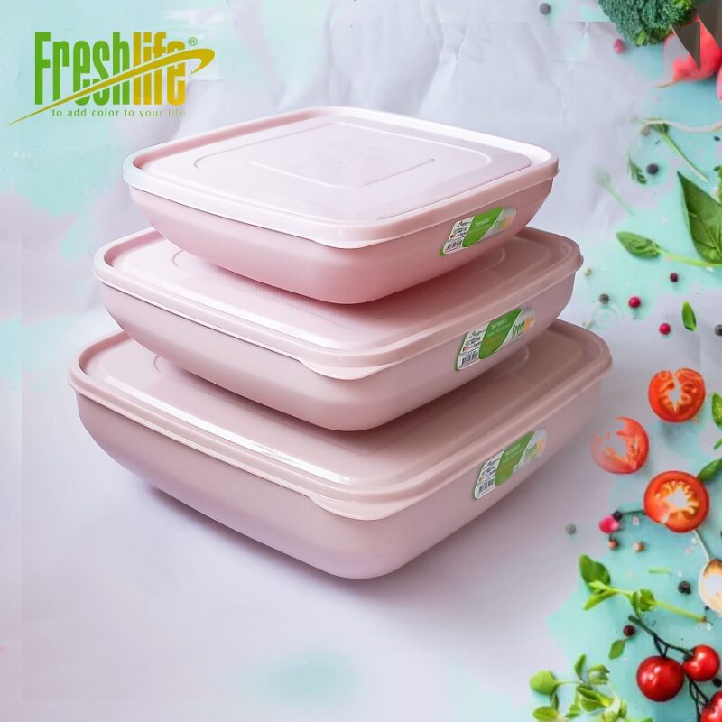 ست فریزر و ماکرو فرش لایف مربعی صورتی SYMPATHY 21197