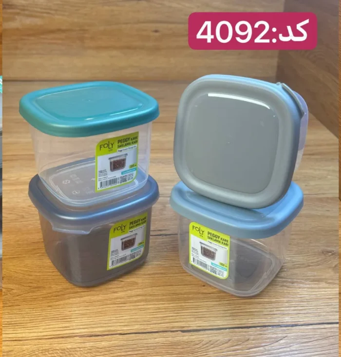 بانکه مربعی فولی لایف 550 میلی لیتری کد (PEGGYKARE) 4092 - تصویر 3