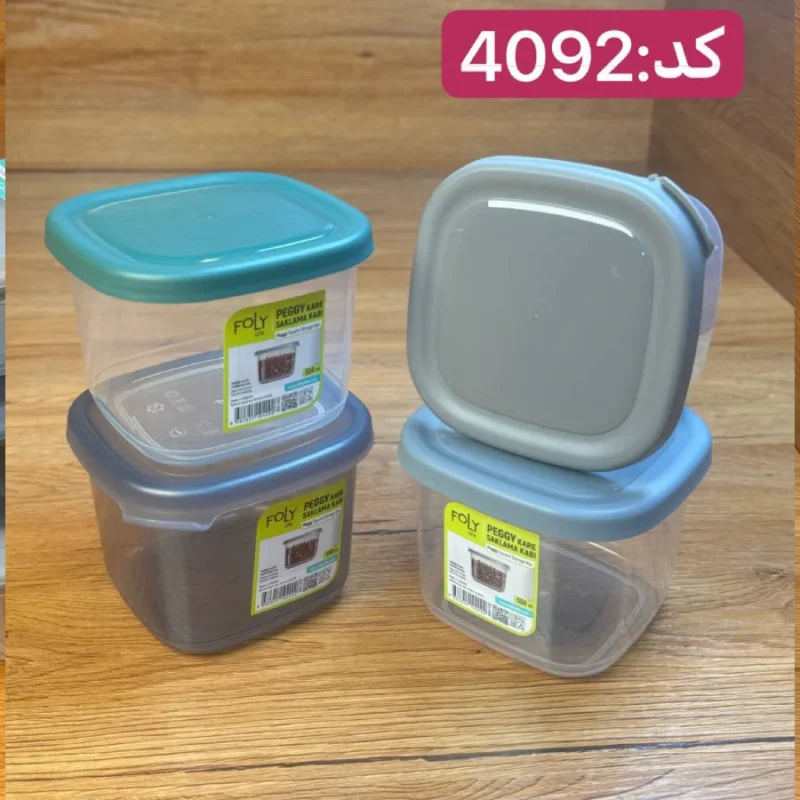 بانکه مربعی فولی لایف 550 میلی لیتری کد (PEGGYKARE) 4092 - تصویر 3