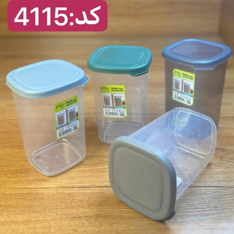بانکه مربعی فولی لایف 1200 میلی لیتری کد (PEGGYKARE) 4115 - تصویر 3