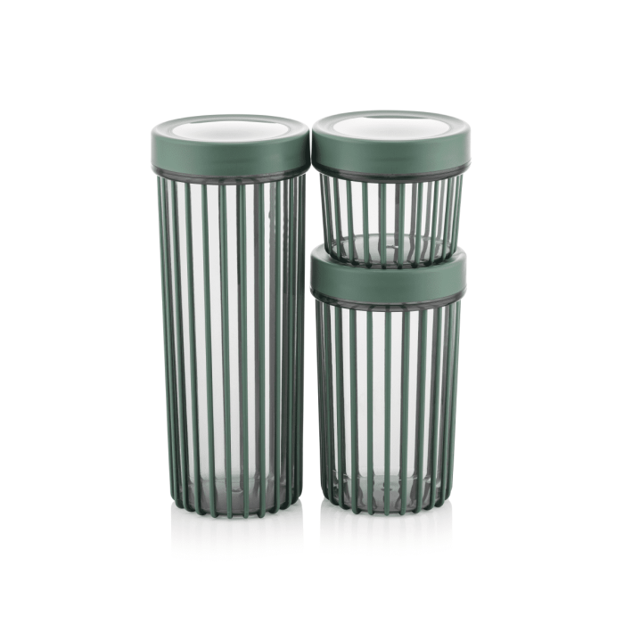 ست سه سایز بانکه گرد درب پیچی فولی لایف ضدنشتی چهاررنگ (LINEA) کد 4313 - تصویر 4