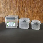 ست بانکه مربعی کوتاه ضدنشتی فرش لایف ترکیه 3 سایز مدل Classy کد D-44603 - تصویر 4