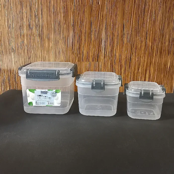 ست بانکه مربعی کوتاه ضدنشتی فرش لایف ترکیه 3 سایز مدل Classy کد D-44603 - تصویر 4
