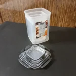 ست بانکه مربعی بلند ضدنشتی فرش لایف ترکیه 3 سایز مدل Classy کد D-44703 - تصویر 3