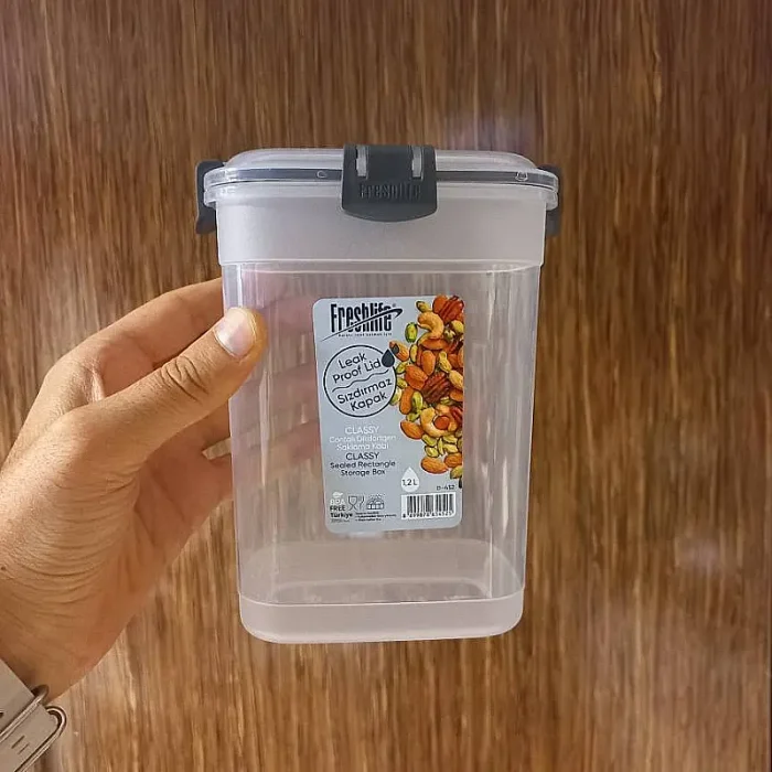 بانکه مستطیلی ضدنشتی فرش لایف 1200 میلی لیتر مدل Classy کد D-452 - تصویر 2