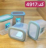 بانکه درب سیلیکونی فولی لایف مستطیلی حجم 1150 میلی لیتری چهاررنگ کد Poli 4917 - تصویر 4