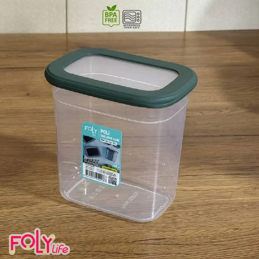 بانکه درب سیلیکونی فولی لایف مستطیلی حجم 1150 میلی لیتری چهاررنگ کد POLI SAK 4917 - تصویر 7