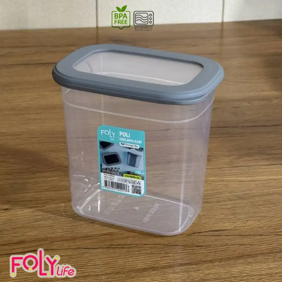 بانکه درب سیلیکونی فولی لایف مستطیلی حجم 1150 میلی لیتری چهاررنگ کد POLI SAK 4917 - تصویر 8