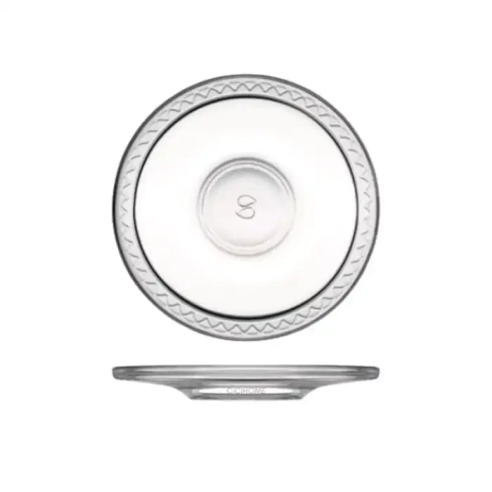 نعلبکی تخت آنتیک پاشاباغچه 6 عدد کد ENTIK-54611 - تصویر 1
