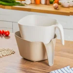 کاسه و آبکش گوندول کرمی کد 576 - تصویر 2