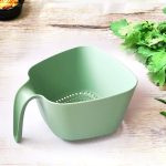 کاسه و آبکش گوندول سبز کد 576 - تصویر 2