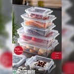 ظرف نگهدارنده نشکن قفل دار-سه سایزی-برند  کیولوکس ترکیه LN-5322