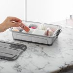 باکس دودی قفلدار فولی لایف دارای ظرف 8 قسمتی-حجم 2.8 لیتری کد Royal 6034