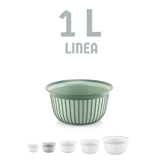6898.webp کاسه گرد خطی فولی لایف 1 لیتری چهاررنگ  Linea کد 6898 - تصویر 1
