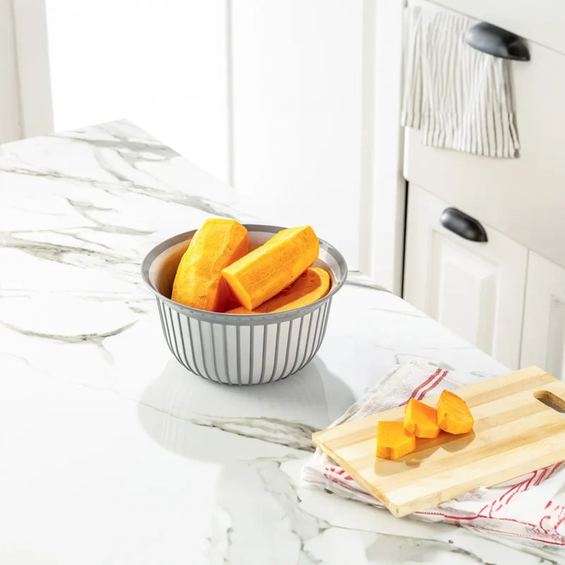 کاسه گرد خطی فولی لایف 2 لیتری چهاررنگ Linea کد6911