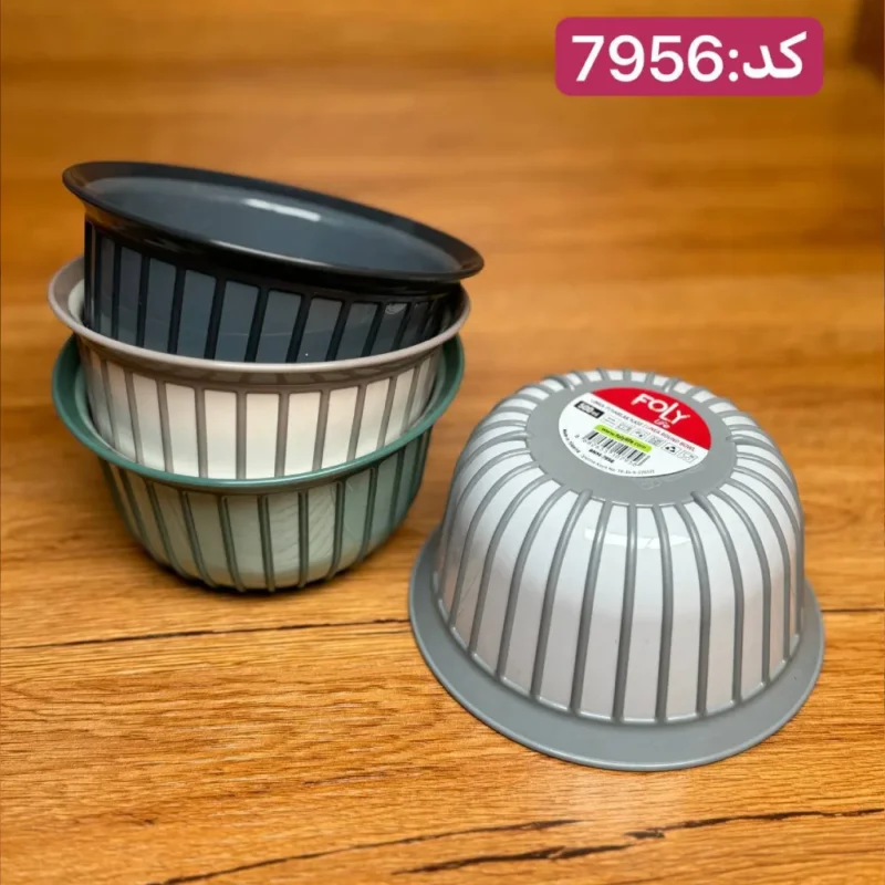 کاسه گرد خطی فولی لایف 500 میلی لیتری چهاررنگ Linea کد 7956 - تصویر 2